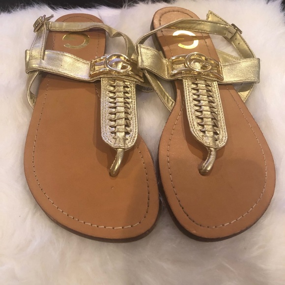 G by Guess Gold Sandals - SOLD - Picture 2 of 3